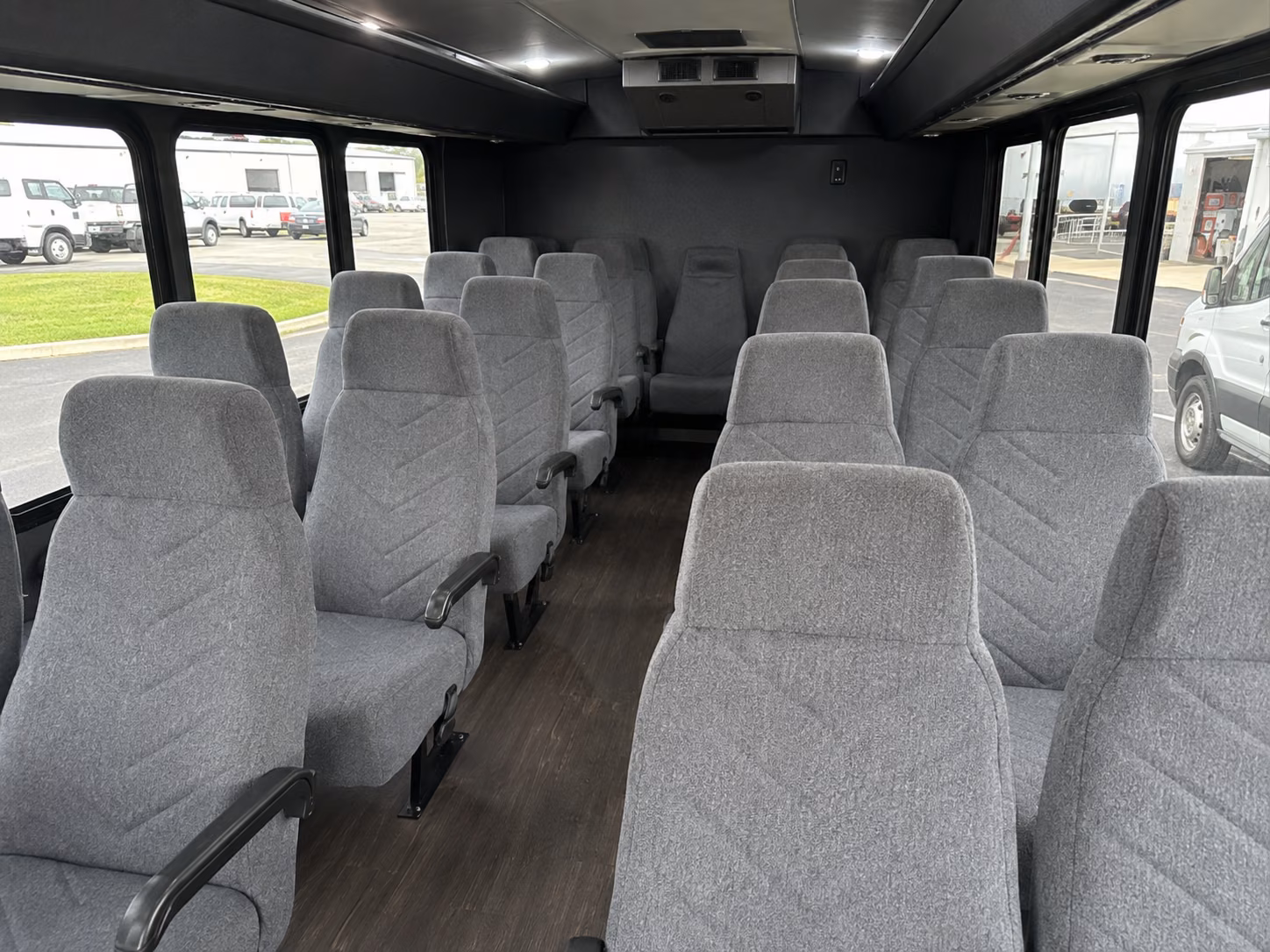 18 passenger minibus inside