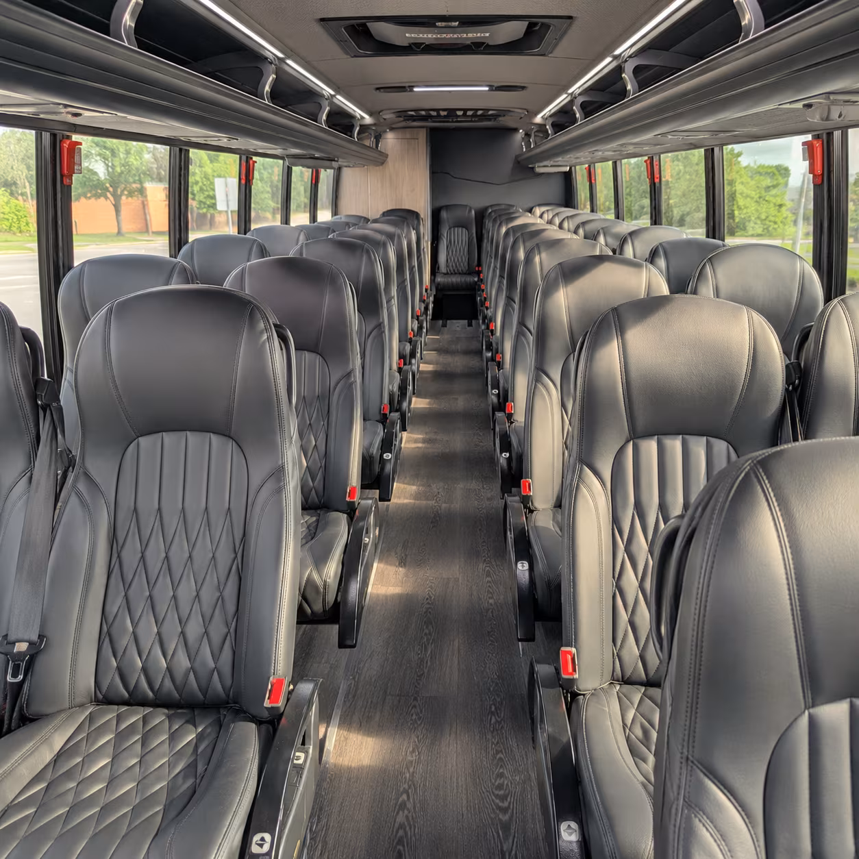 30 passenger minibus interior