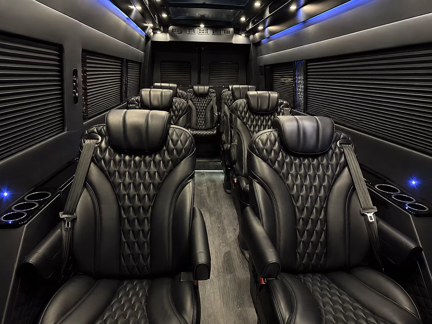 macon corporate event transportation onboard seating