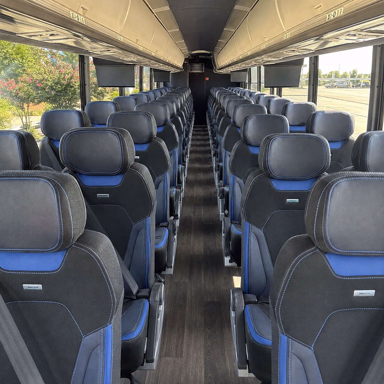 macon religious group transportation onboard seating